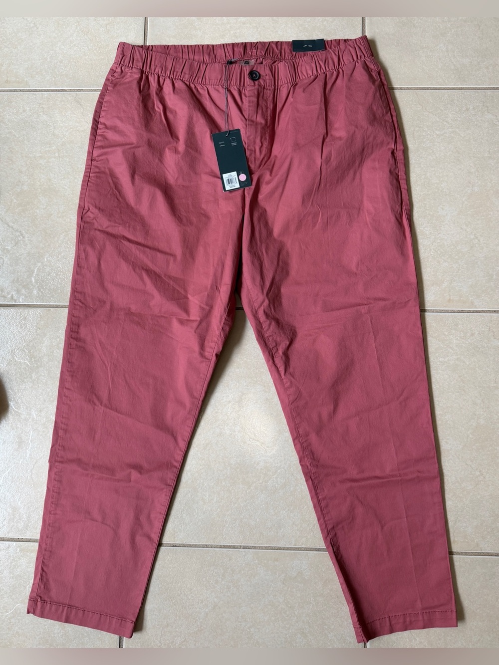 VRST Stretch Cotton Relaxed Athletic Fit Pull On Mens Pants, Choose Size, NEW